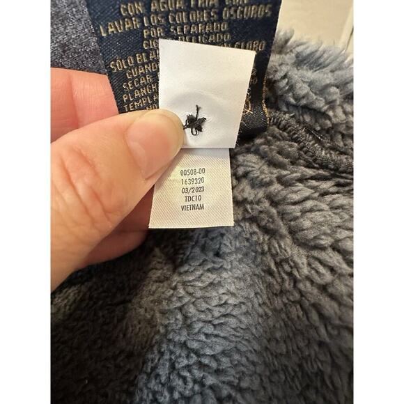 Freedom Foundry Jacket XXL/EED Blue Flannel Sherpa Lined Sweater Shirt Work - Picture 8 of 13